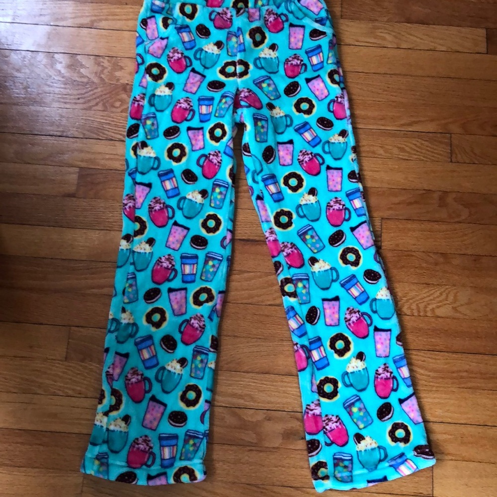 Candy Pink girls pajama pants 10/12